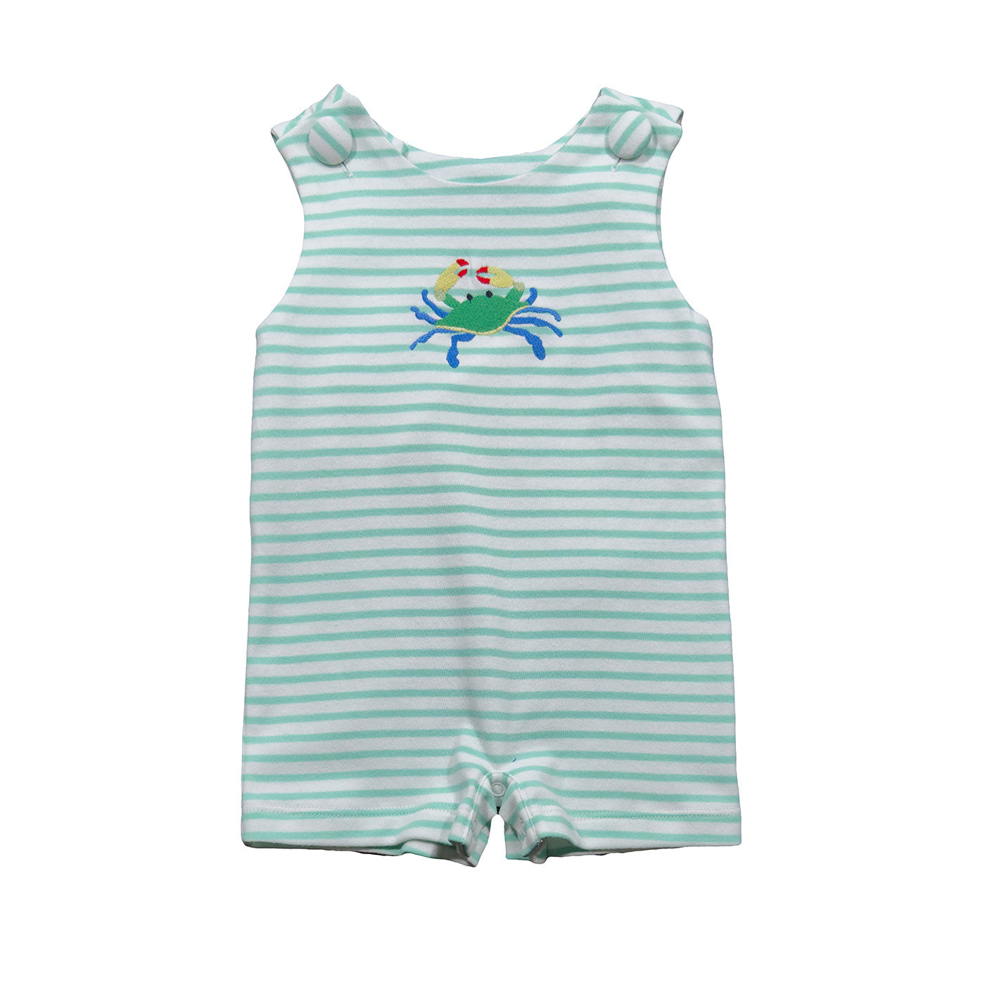 Crab Shortall, Mint Stripe