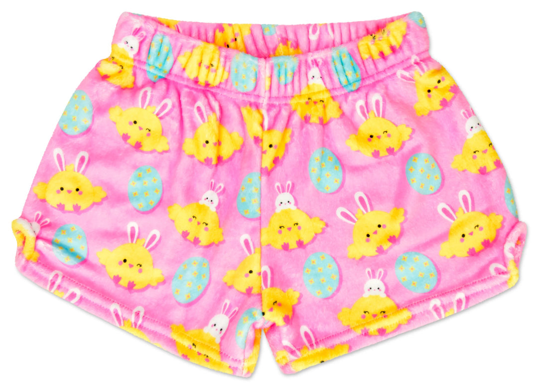 Hoppy Chicks Plush Shorts