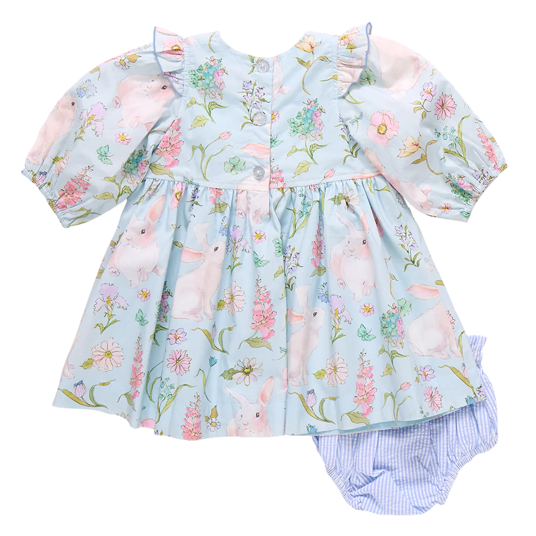 Baby Girls Brooke Dress Set - Botanical Bunnies