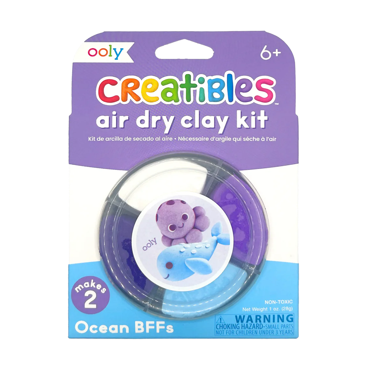 Creatibles Mini Air Dry Clay Kit - Ocean BFFs