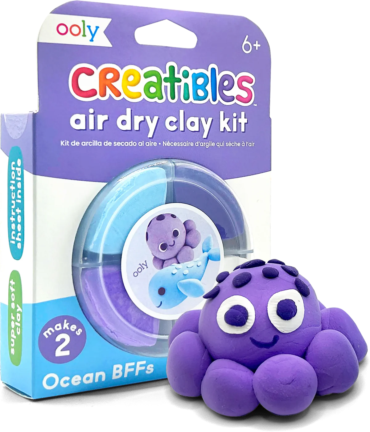 Creatibles Mini Air Dry Clay Kit - Ocean BFFs