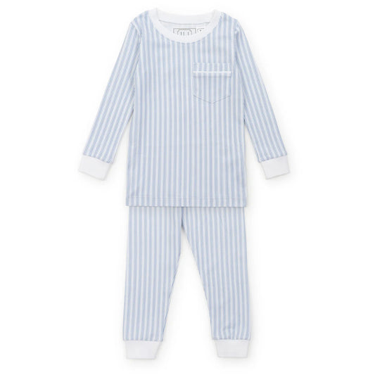 BRADFORD BOYS' PAJAMA PANT SET - STRIPES IN BLUE