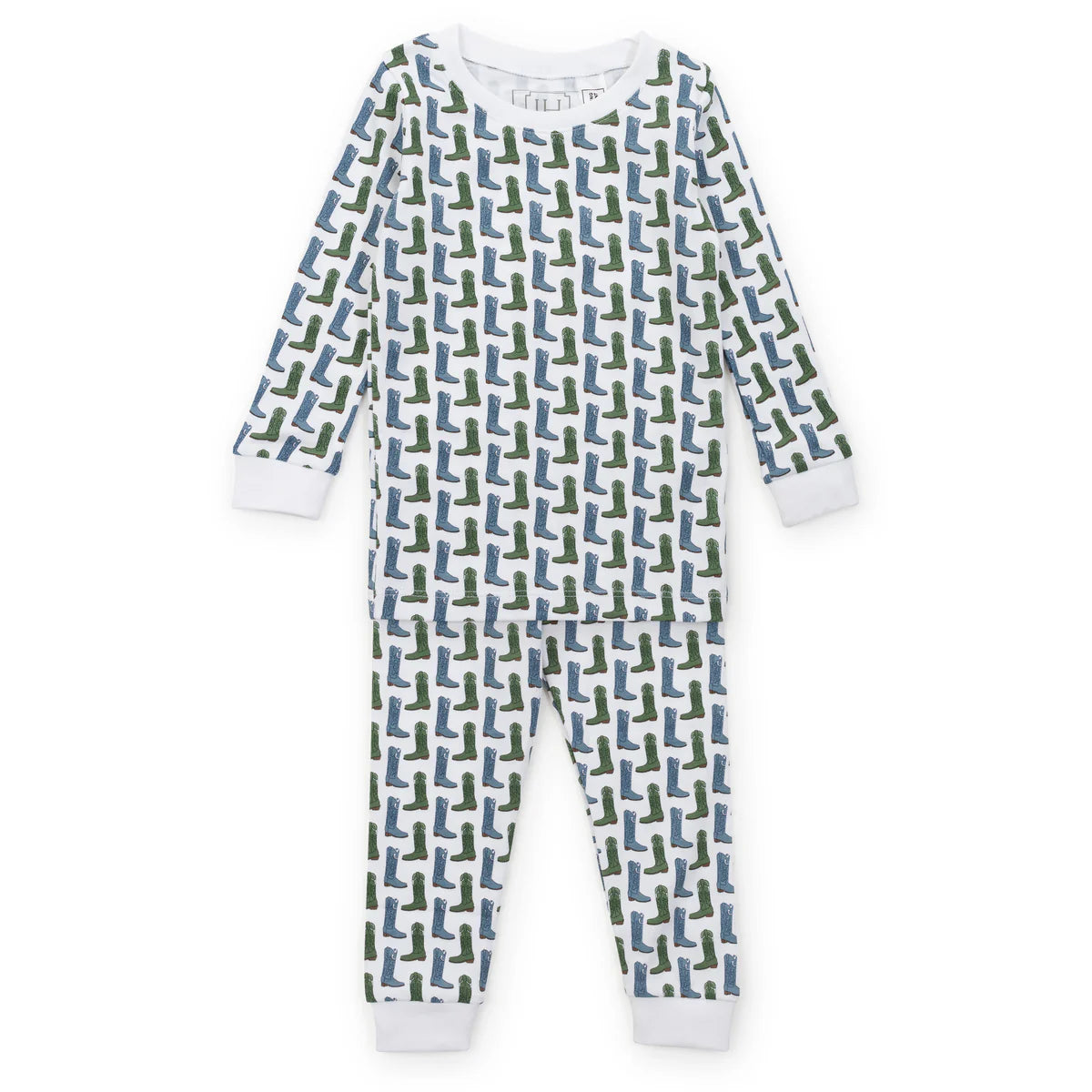 GRAYSON BOYS' PAJAMA PANT SET - COWBOY BOOTS