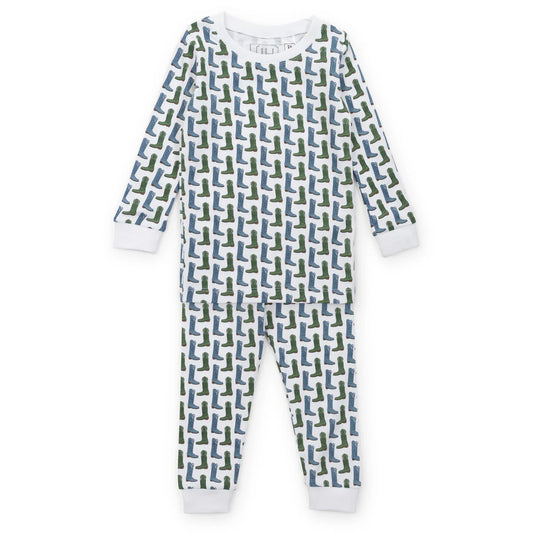 GRAYSON BOYS' PAJAMA PANT SET - COWBOY BOOTS