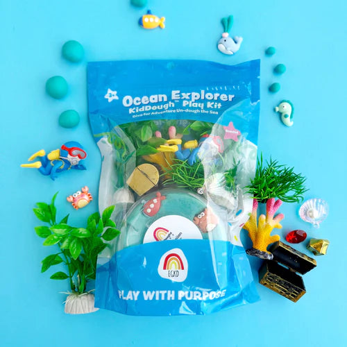 Ocean Explorer (Blue Hawaiian) KidDough Play Kit