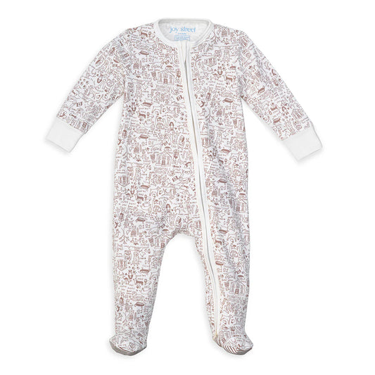 Good Dog Zip Baby Onesie Footie