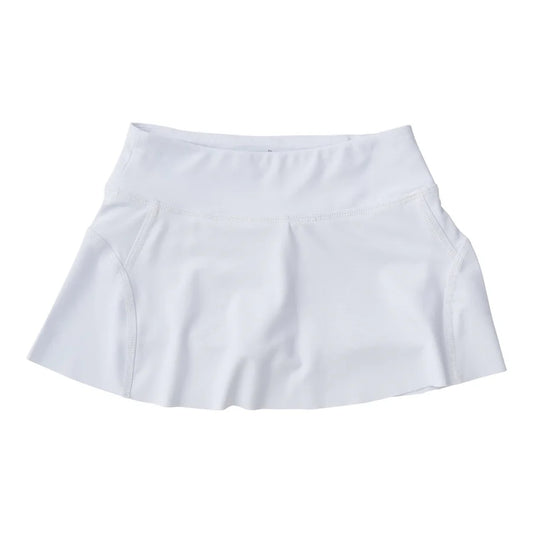 GIRL'S TENNIS TWIRL SKORT IN BRIGHT WHITE