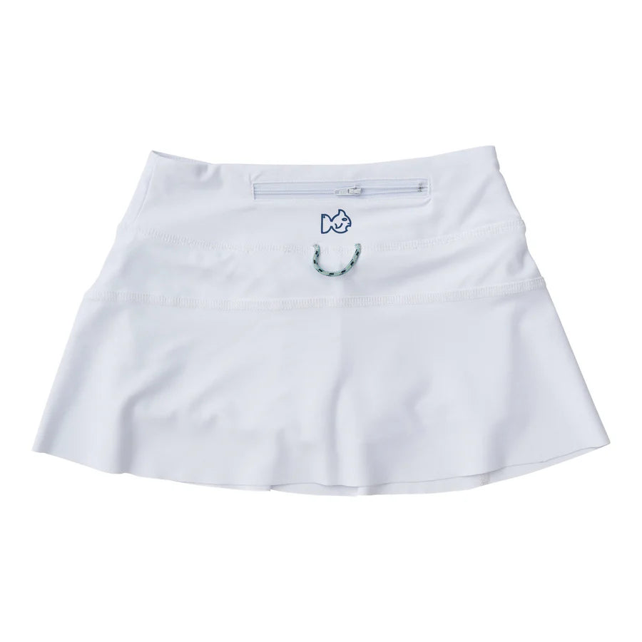 GIRL'S TENNIS TWIRL SKORT IN BRIGHT WHITE