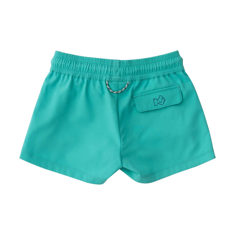 GIRLS' BEACH CRUISER SHORT IN ATLANTIS GREEN