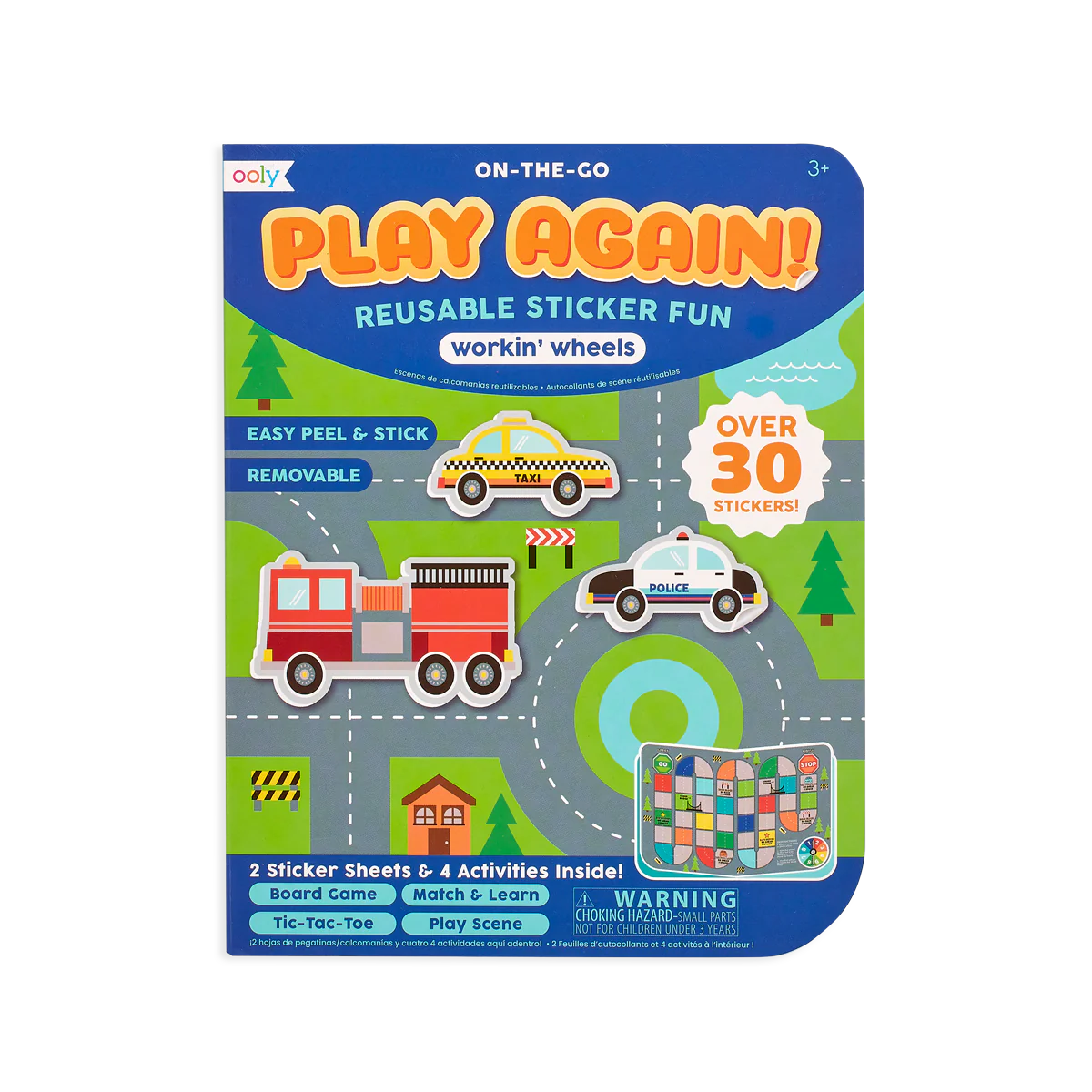 Play Again! Mini On-The-Go Activity Kit - Working Wheels