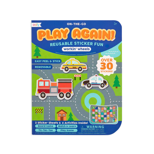 Play Again! Mini On-The-Go Activity Kit - Working Wheels