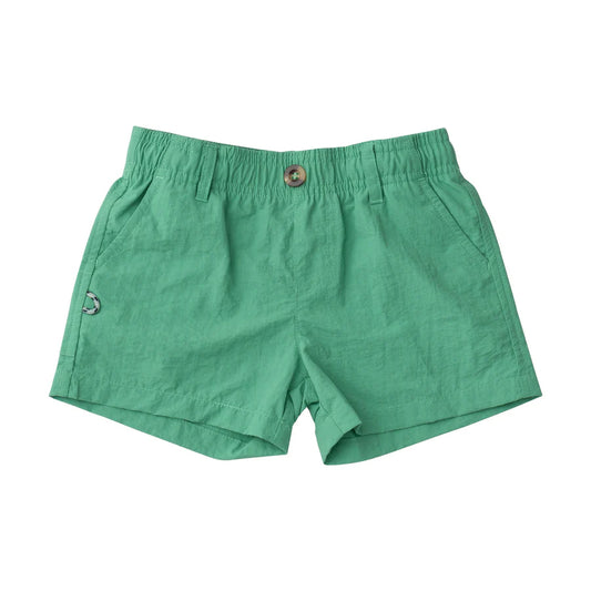 BOY'S OUTRIGGER PERFORMANCE SHORT GREEN SPRUCE