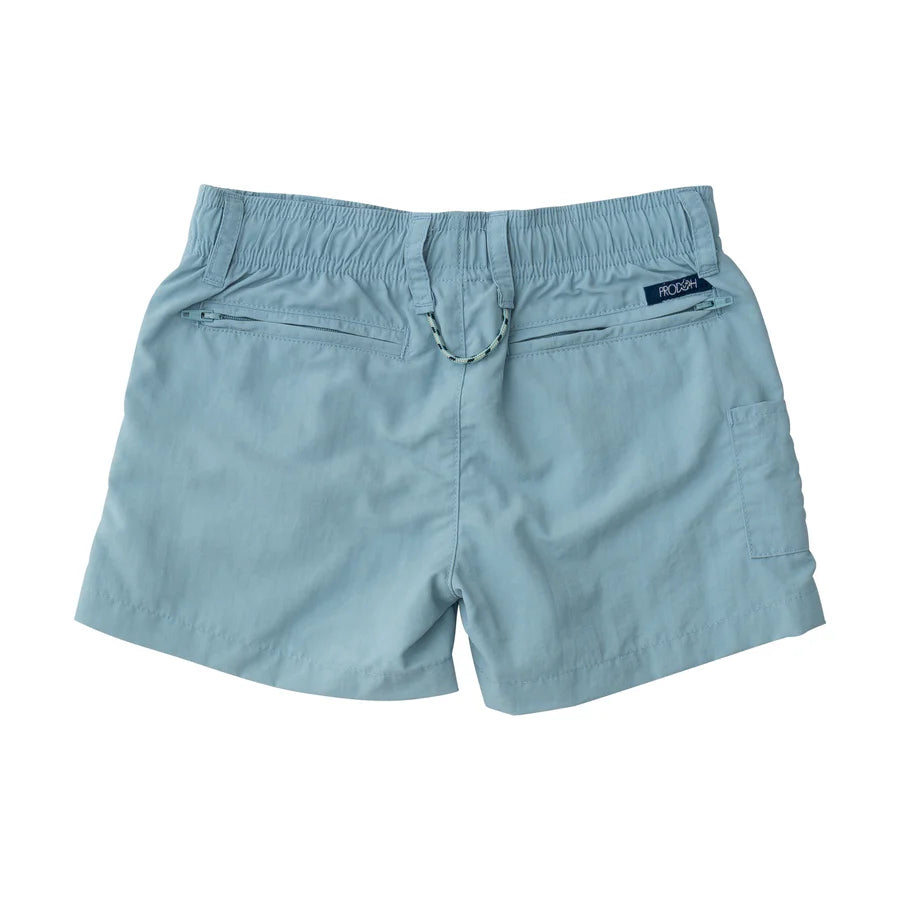 BOY'S OUTRIGGER PERFORMANCE SHORT IN FORGET ME NOT LIGHT BLUE