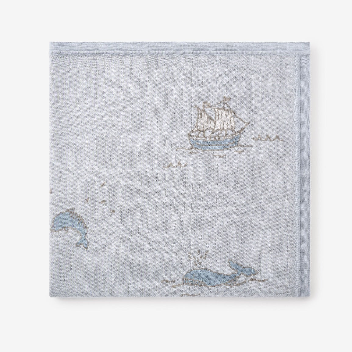 Sea Creature Cotton Knit Blanket