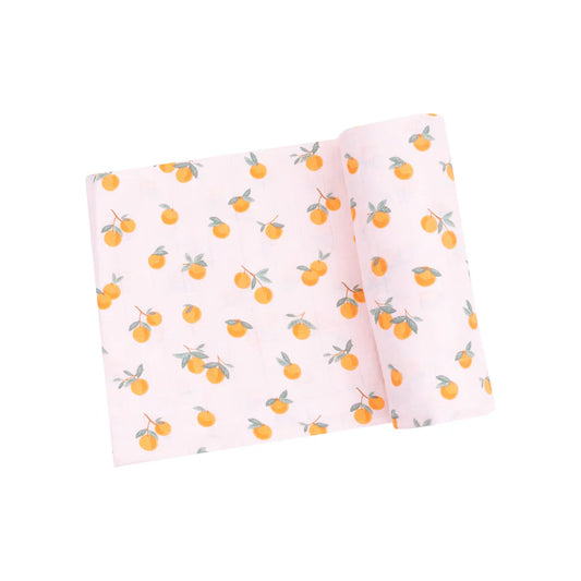 Swaddle Blanket, Sweet Clementines