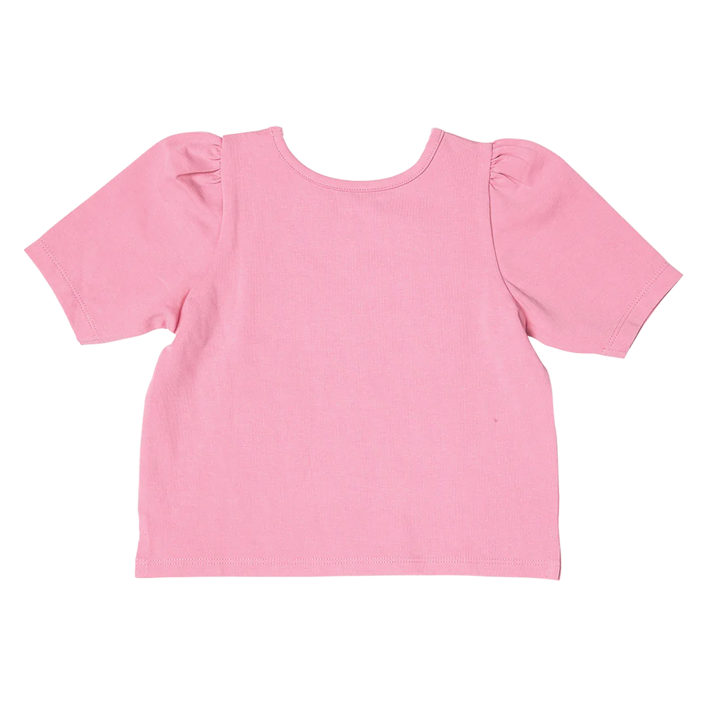 Girls Organic Kasey Top - Pink - Lily Pad