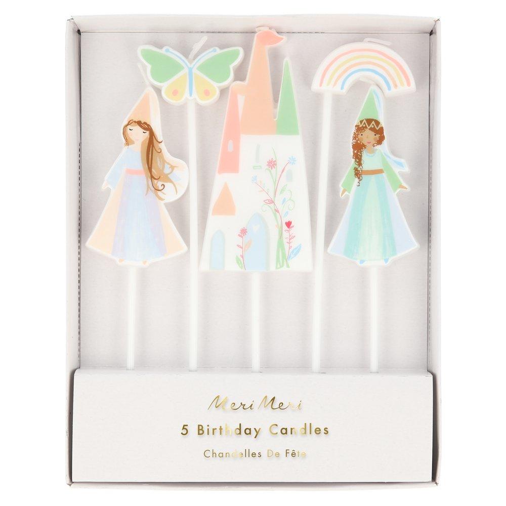 Magical Princess Candles, set of 5 - Lily Pad
