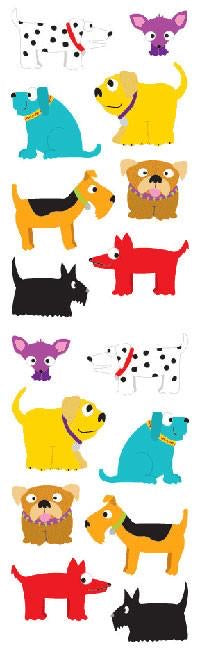 Mrs. Grossmans Chubby Dogs, Sticker Sheet - Lily Pad