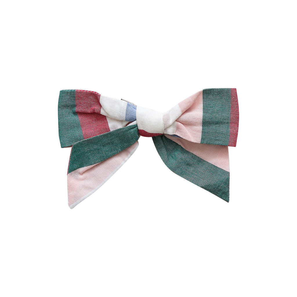 Holiday Bow - Holiday Stripe - Lily Pad
