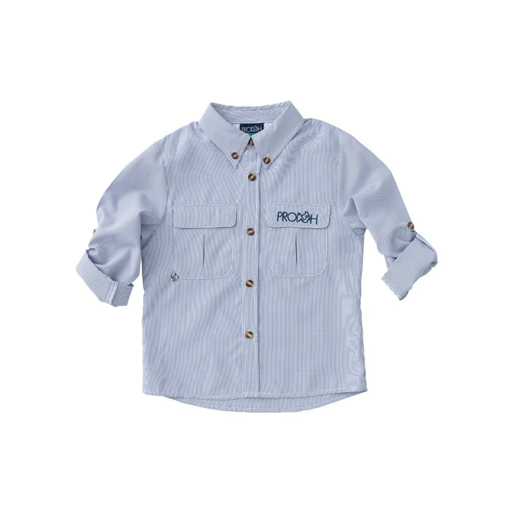 Founders’ Fishing Shirt, Ensign Blue PRESALE - Lily Pad