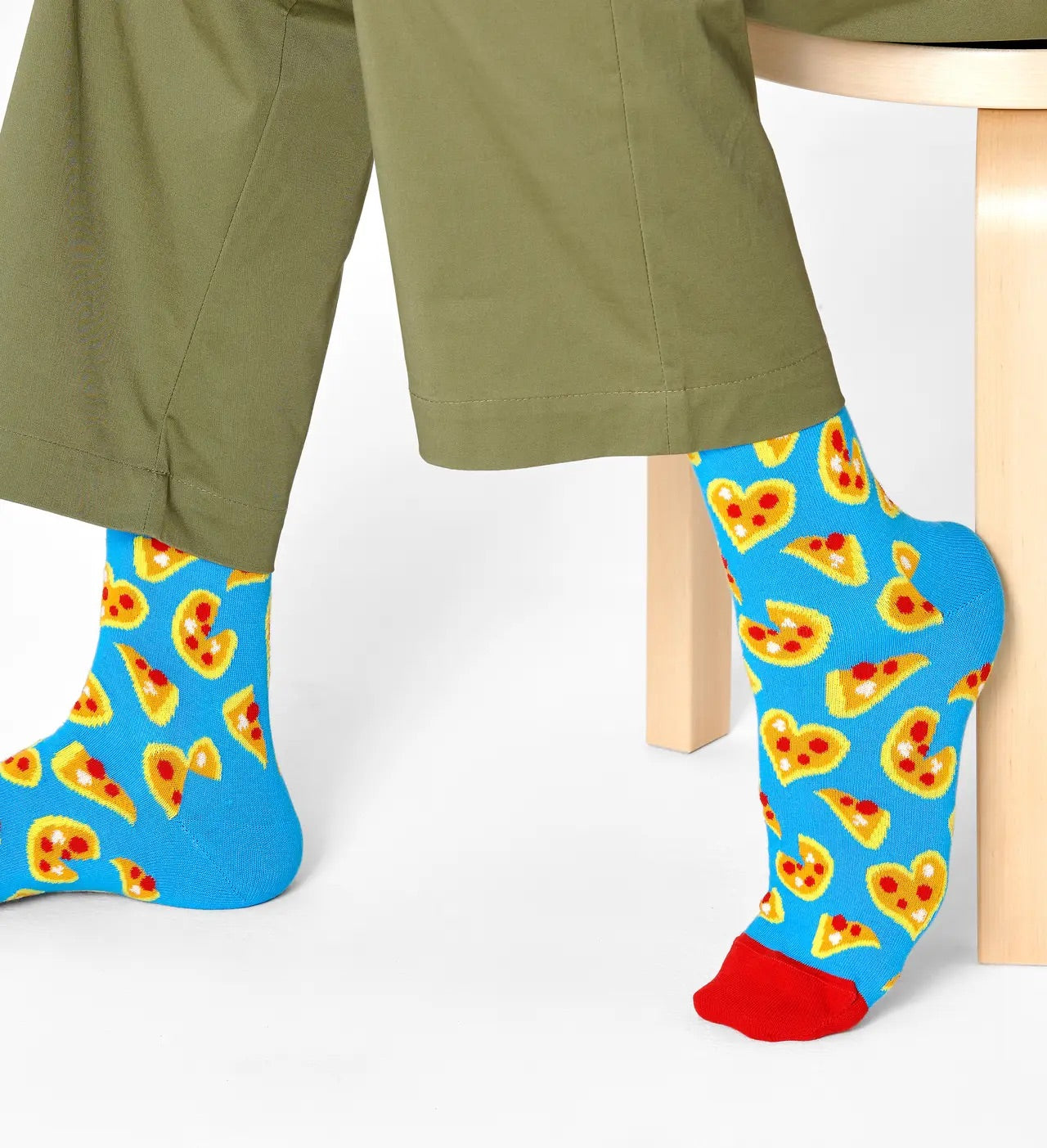 Pizza Love Sock - Lily Pad