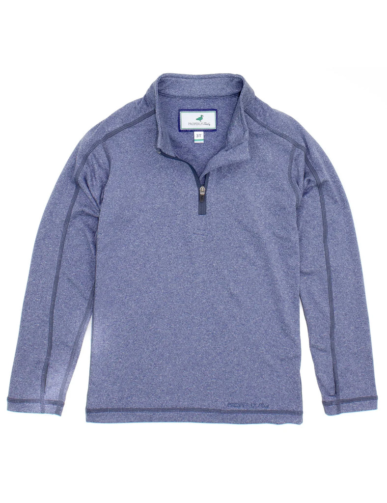 LD Finn Pullover Navy Heather - Lily Pad