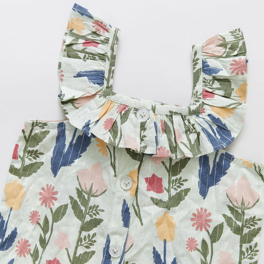 Ana Jumper, Paper Floral - Lily Pad