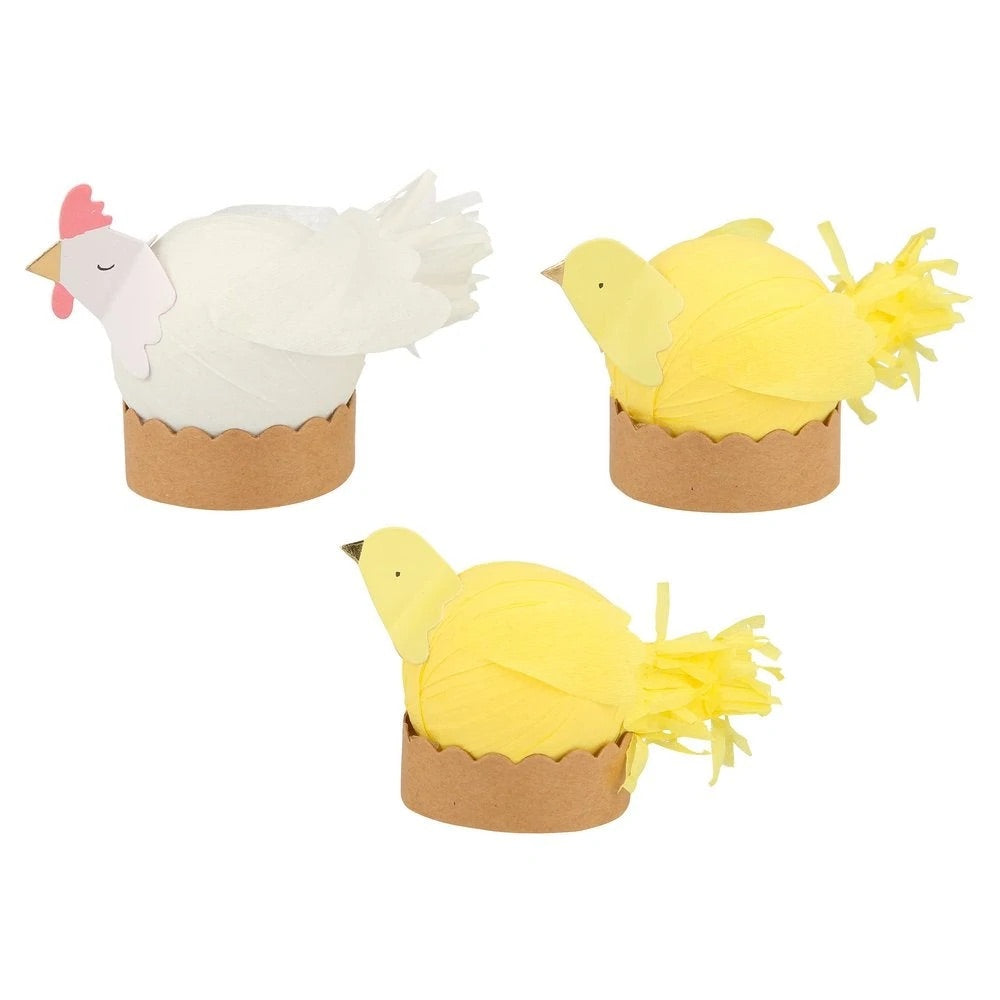 Hen & Chick Surprise Balls, set of 3 - Lily Pad